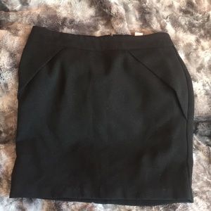 tight black skirt